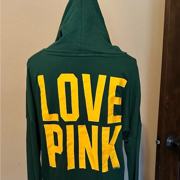 Awesome Green Bay Packers Victoria Secret pink hoody - Picture 4 of 4